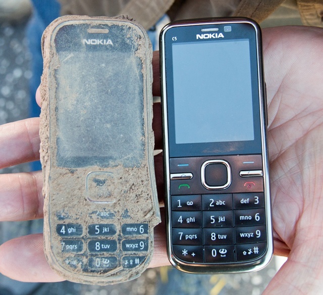 Mobiltelefoner, Nordby Kirke, detektorfund Draupner 2015 Samsø 146